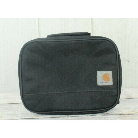 Carhartt Handbags - Carhartt Black Polyester Water Repellent Insulated 4 Can Work School Lunch Bag